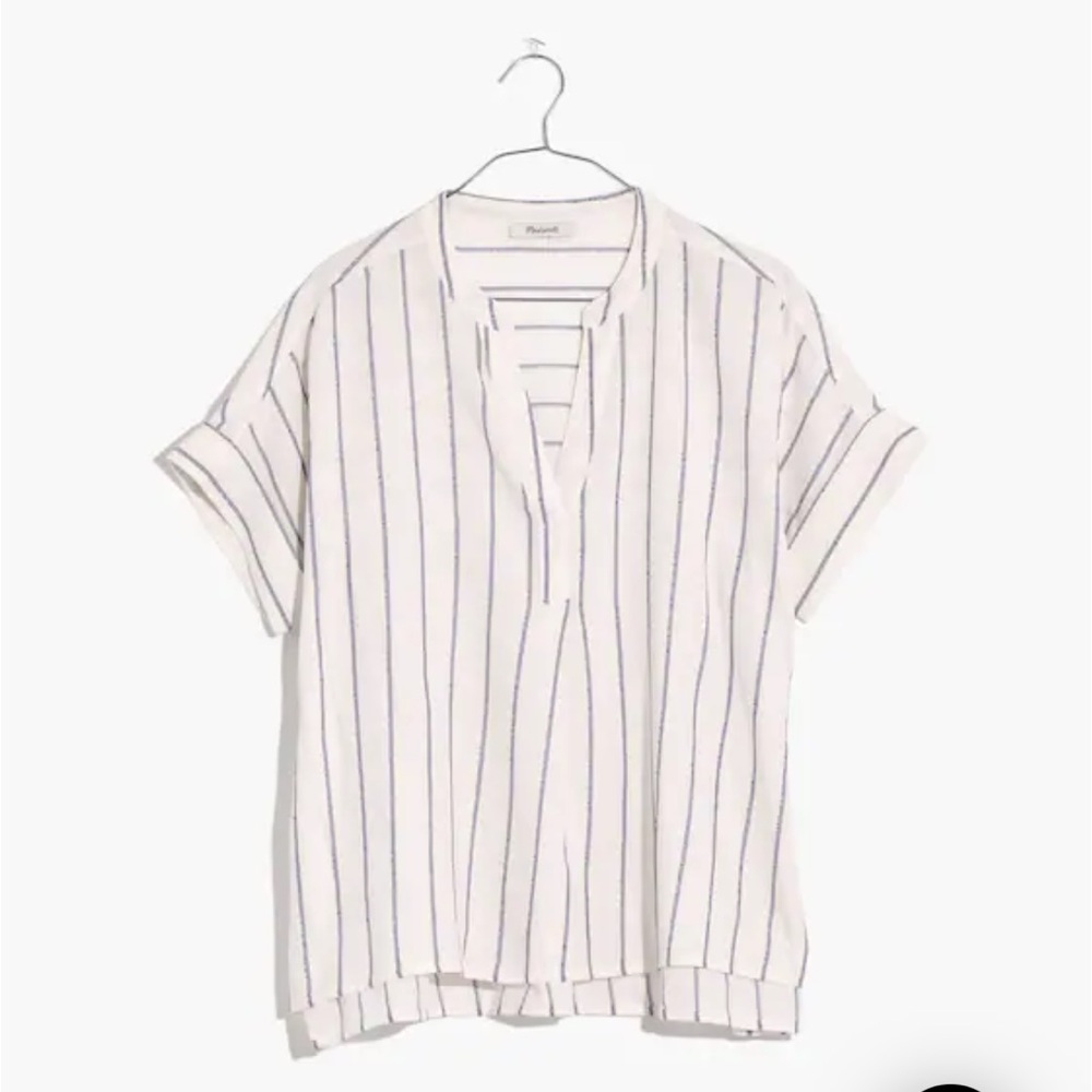 Madewell Lakeline Popover Shirt Stripe